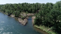 Photo of one of the 15 side channels that make up the Upper Sacramento River Habitat Restoration project.