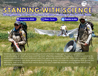 Standing with Science event flyer