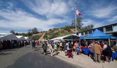 Feather River Fish Hatchery hosted an area for information booths for the Salmon Festival in Oroville