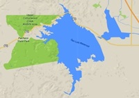 Map of San Luis Reservoir
