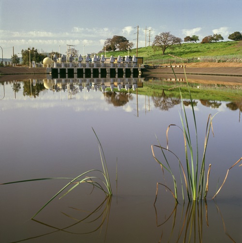Cordelia Pumping Plant and Forebay, located between the Putah South Canal and Mangles Blvd. in Fairfield, California.