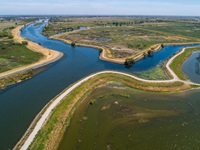 The Dutch Slough Tidal Marsh Restoration Project site, located in the Sacramento-San Joaquin Delta near Oakley, California.