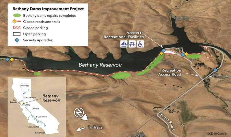 Bethany Dams Improvement Project Map
