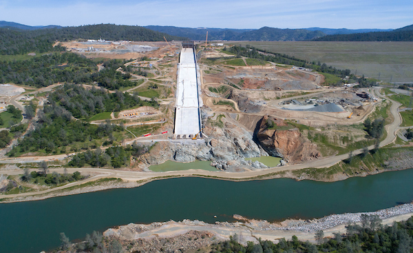 Lake Oroville main spillway March 29 2018 