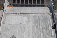Middle chute of Lake Oroville main spillway on  May 3, 2018