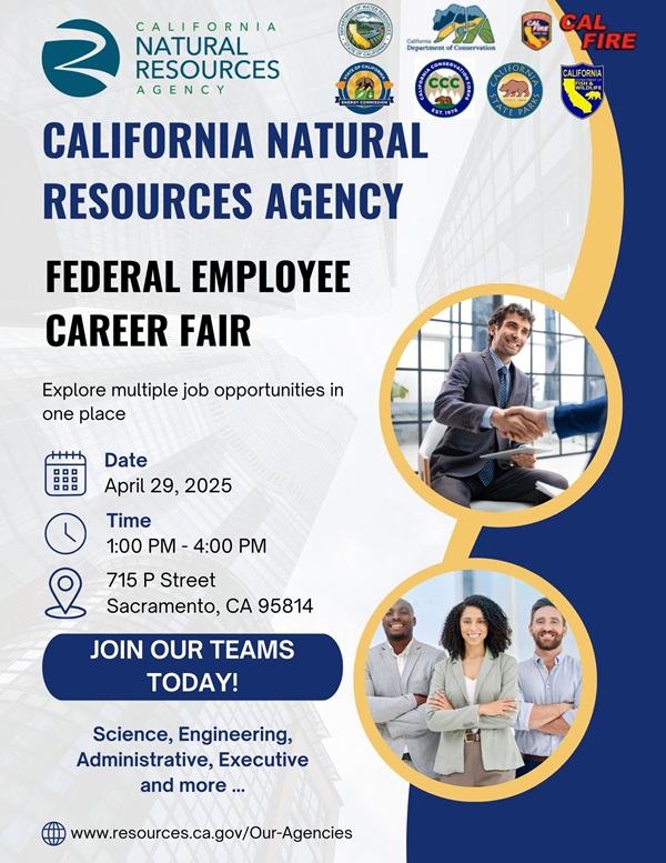 2025 Federal Employee Career Fair flyer