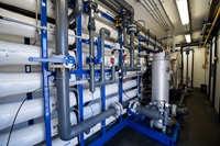 The Cambria Sustainable Water Facility makes Cambria one of the first communities in California to recycle sewage wastewater into an eventual drinking-water source
