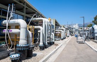 Image of the Charles E. Meyer Desalination Plant in Santa Barbara, California, which helps improve water reliability and resiliency for the City during the drought years.