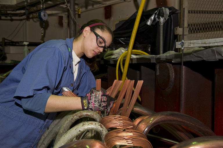 Image of DWR Hydroelectric Plant Electrician Stephanie Ruane, 