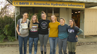 team of scientists and engineers at J Amorocho Hydraulics Laboratory
