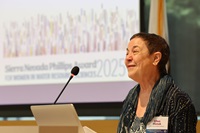 Dr. Ellen Hanak, recipient of the 2025 Sierra Nevada Phillips Award for Women in Water Resource Sciences. Photo taken September 23, 2025.
