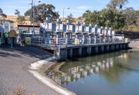 A view of Cordelia Pumping Plant, part of State Water Project operated by the Department of Water Resources (DWR).