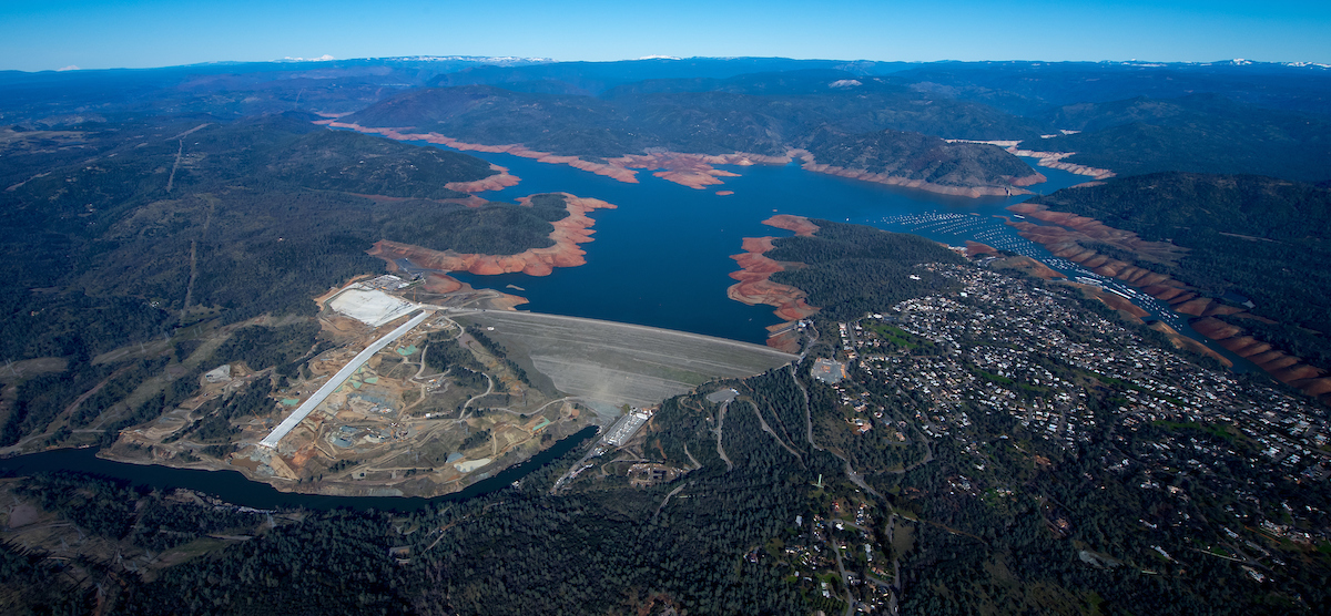 Oroville January Aerial 