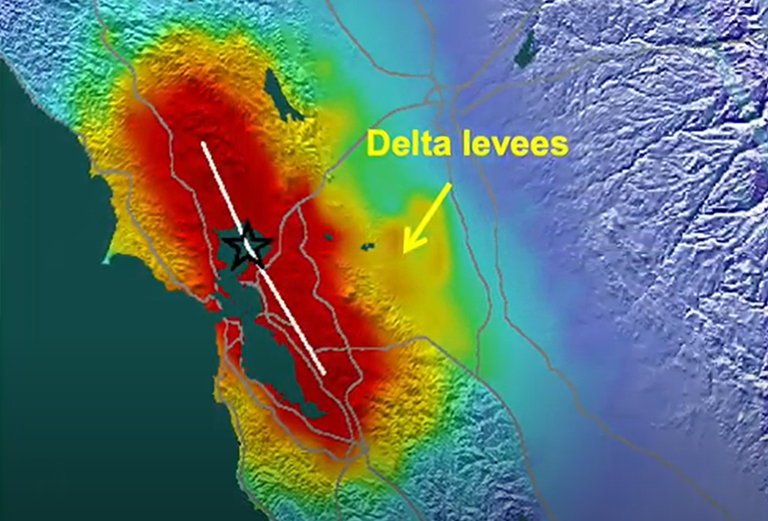 Earthquake map