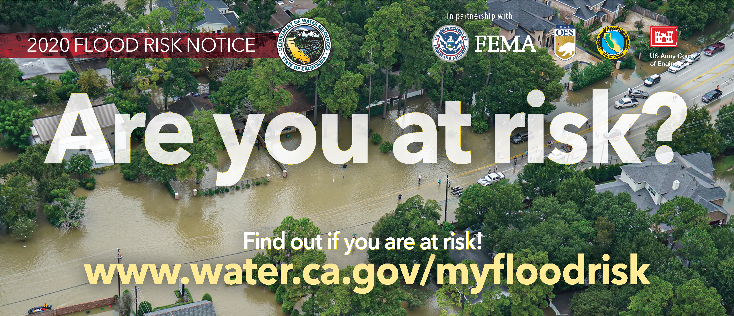 cover of the 2020 Flood Risk Notification mailer