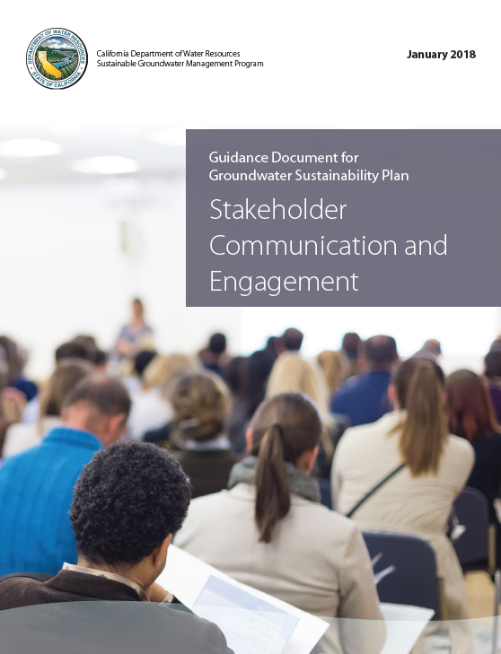 Stakeholder Communication and Engagement - SGMA GSP Guidance Doument