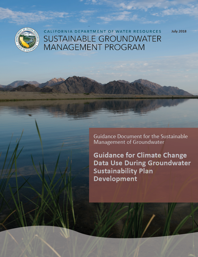 Guidance for Climate Change Data Use During Sustainability Plan Development