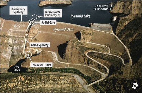 Pyramid Dam component graphic April 2021
