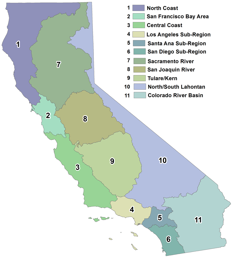 Proposition 84 Funding Area Map